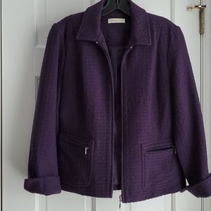 Zip front blazer/jacket